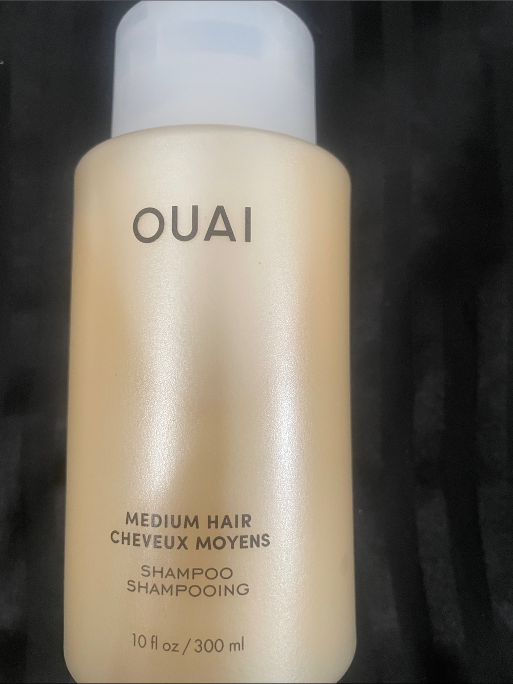OUAI Medium Hair Shampoo - Pale Peach Bottle